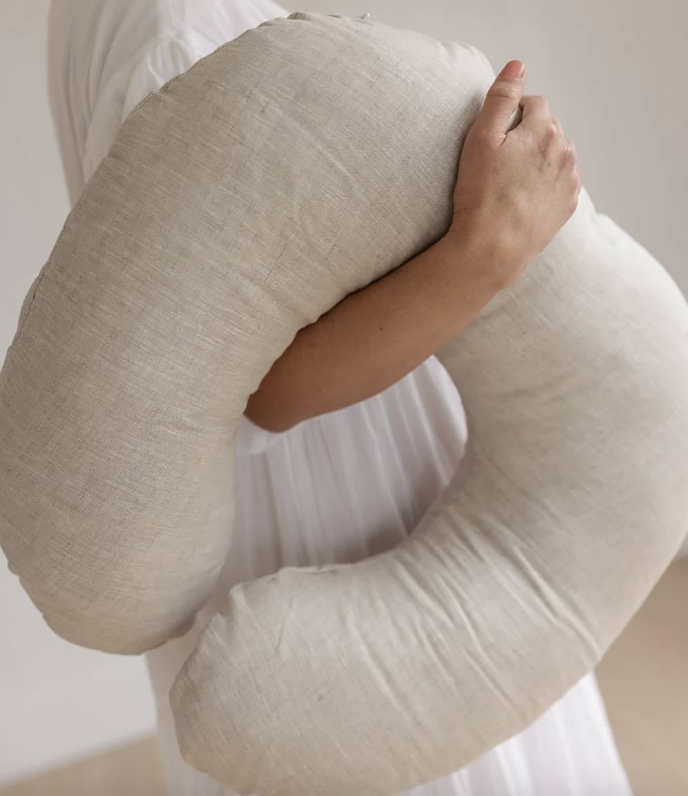 Nursing Pillow & Cover- Natural Oat